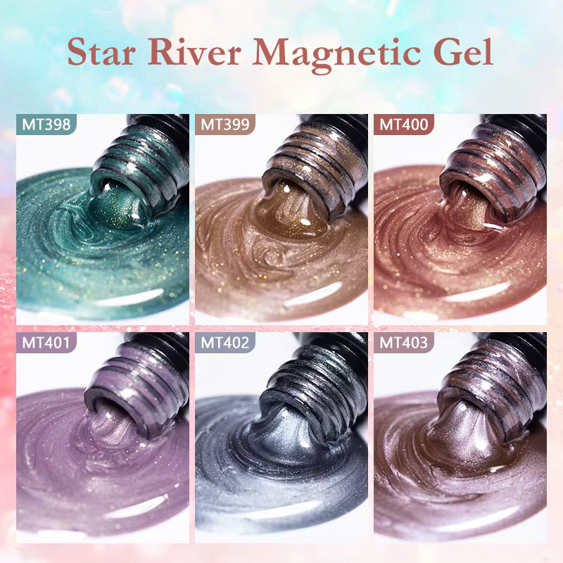 Mtssii Kristall Katzenauge Gel-Nagellack, 7 ml, schimmernd - Bild 4