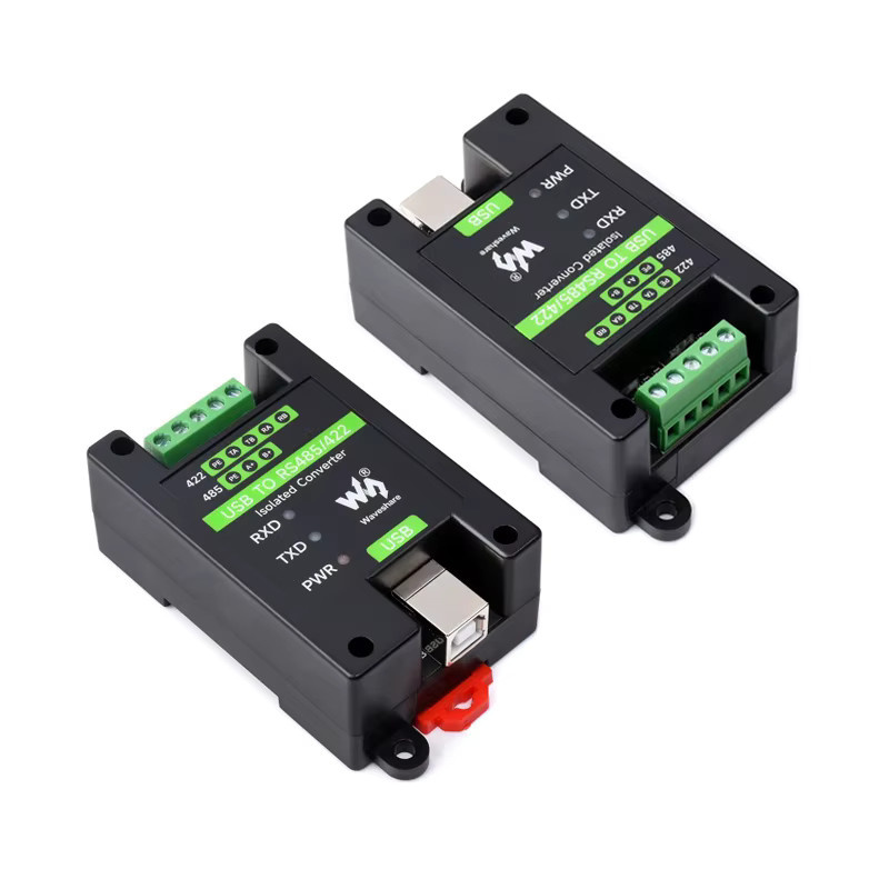 SHCHV USB zu RS485/422 Industrie-Wandler mit FT232RL Chip, isoliert mit transientem Spannungsunterdrücker und Mehrfachschutz, Schwarz - Bild 3