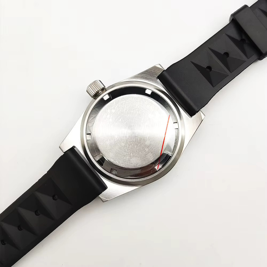 PARNSRPE Armbanduhr Edelstahl, Automatik, 38 mm, Herren, Blau - Bild 4