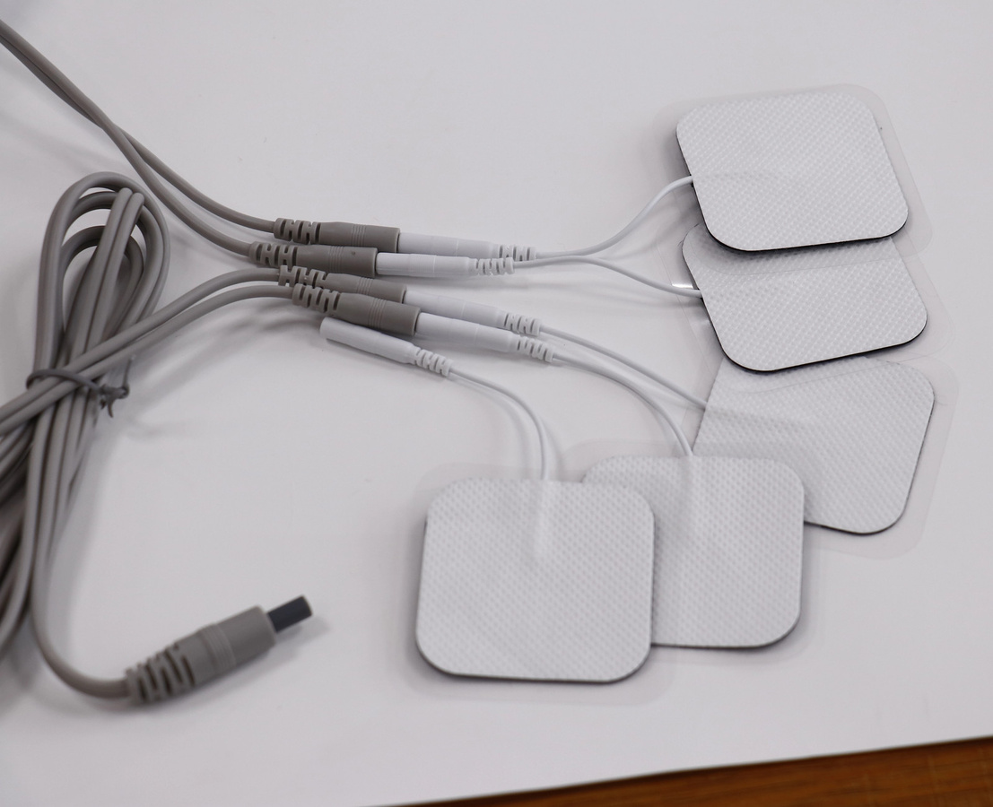 OPSLEA TENS-Elektrodenkabel für Akupunktur und Muskelstimulatoren mit 2 mm Stecker, Grau - Bild 2
