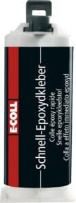 E-COLL 2K-Schnell-Epoxyd-Kleber in der Doppelkammerkartusche, 50 g - Bild 1