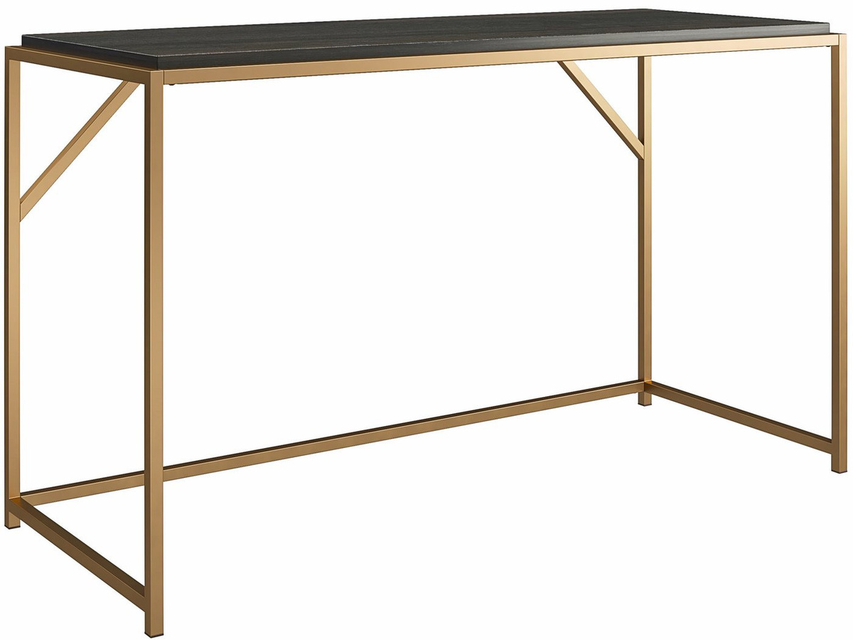 loft24 Schreibtisch Quinn Arbeitstisch aus MDF mit Metallgestell Breite: 125 cm - Bild 1