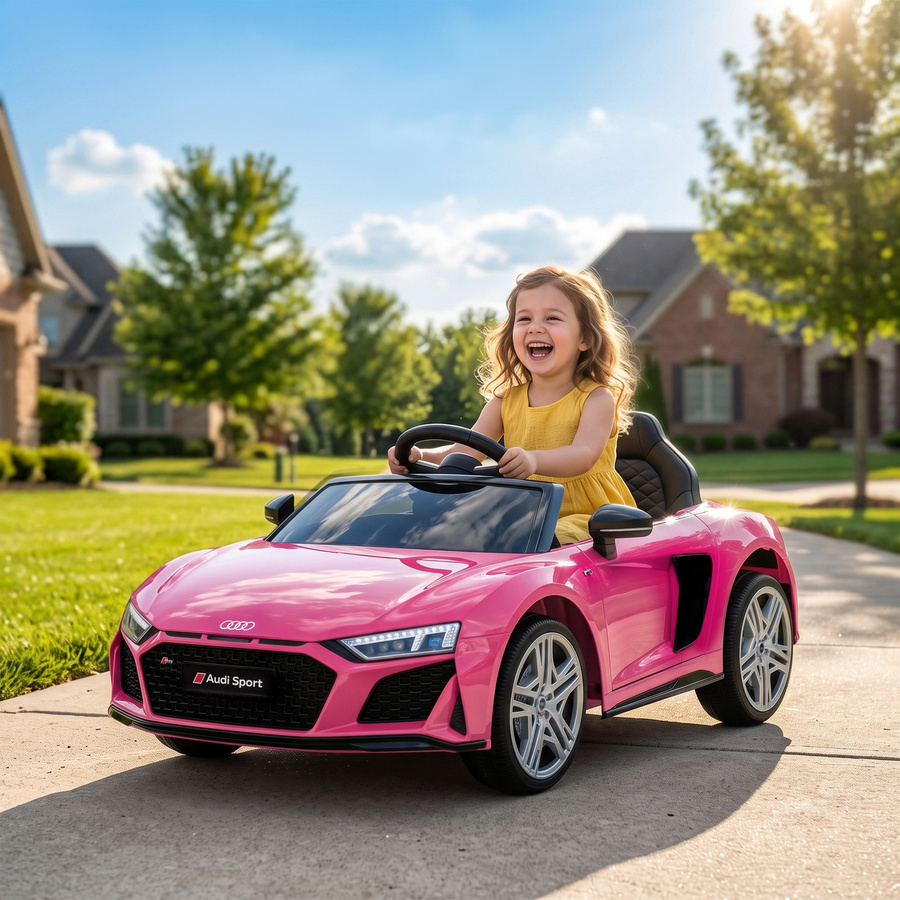 Aosom Kinder Elektroauto, Rosa, mit Fernbedienung, ab 3 Jahre - Bild 2