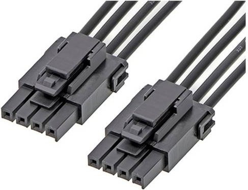 Molex Buchsengehäuse-Kabel 217465-1041 in Schwarz - Bild 1