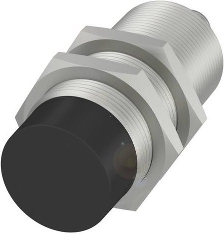 Balluff Induktiver Näherungsschalter BES M30MM-PSC30F-S04K BES00AZ, nicht bündig, PNP, Schließer, Farbe: Silber, Material: Messing, Durchmesser: 30 mm, Länge: 83 mm - Bild 1