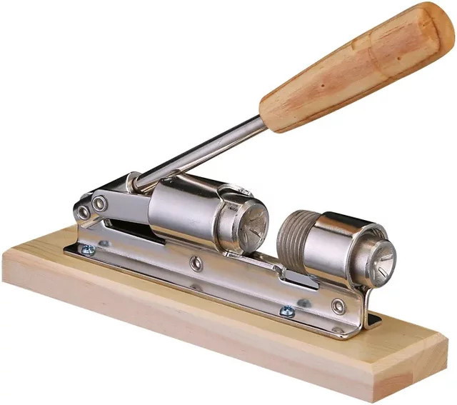 FATCOOL Nussknacker aus Edelstahl in Silber, manueller mechanischer Schnellöffner für Nüsse und Walnüsse - Bild 1