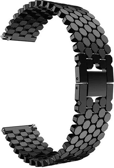 Geekthink Uhrenarmband Edelstahl, Schwarz, Unisex - Bild 1