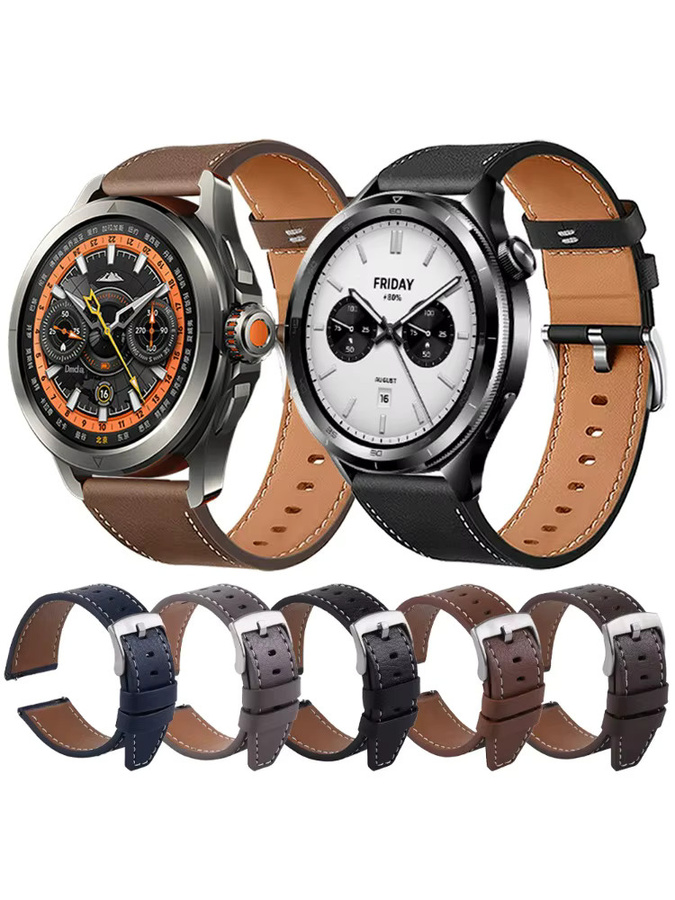 Xiaomi Uhrenarmband Leder, 22 mm, Multicolor, Unisex - Bild 2