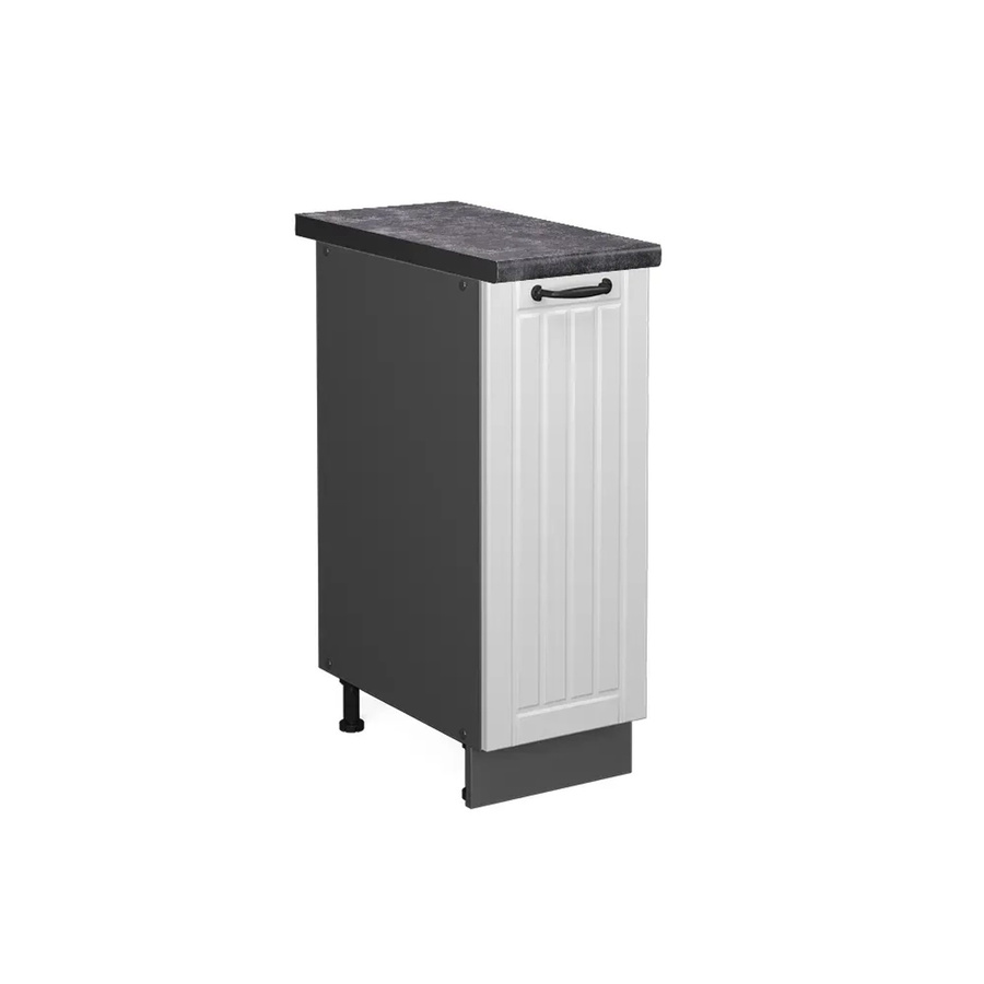 Vicco Apothekerschrank Fame-Line Landhausstil Weiß und Anthrazit B: 30 cm, H: 82 cm, T: 60 cm - Bild 2