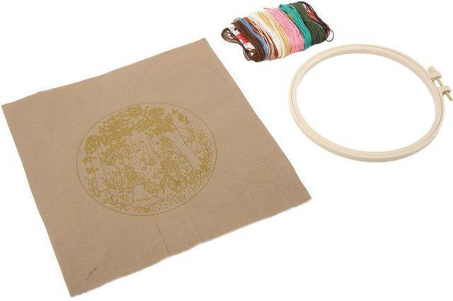 GoolRC Stickset im europäischen Stil mit Mustern für Handarbeiten in Beige und Multicolour - Bild 1