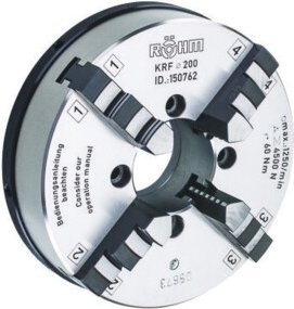 RÖHM Kranzspannfutter KRF-160/4 ZA78,5 BB+DB in Silber - Bild 1