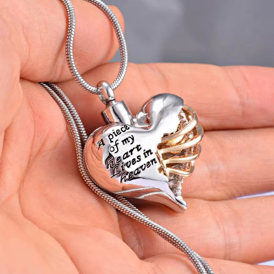 Halskettenanhänger Herz, Silber, Unisex, ohne Stein - Bild 2