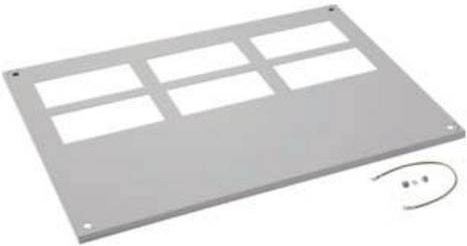 Hager Verschlussplatte FZ743D aus Stahl in Grau, Breite: 85,0 cm, Höhe: 2,0 cm - Bild 1