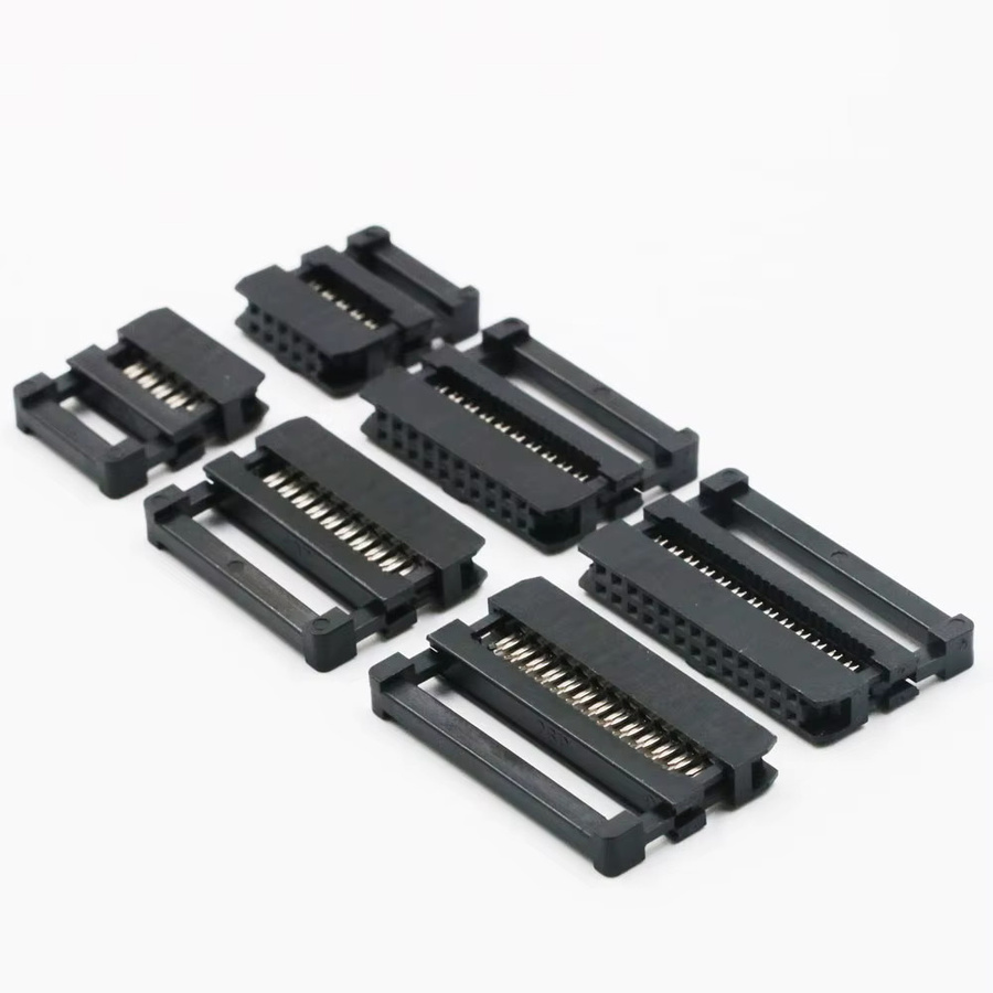 HPJF IDC Buchsen und Stecker Set mit 2,0 mm Pitch, 10 Stück, Schwarz - Bild 2