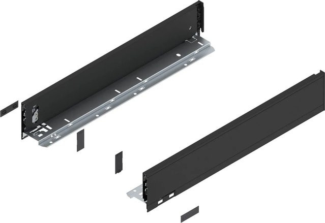 Blum Zarge Legrabox Pure Höhe M Nennlänge 500 mm Carbonschwarz Matt - Bild 1