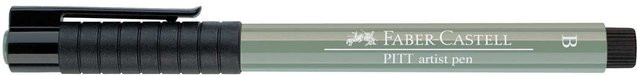 Faber Castell PITT artist pen brush Tintenzeichner in Grünerde - Bild 1
