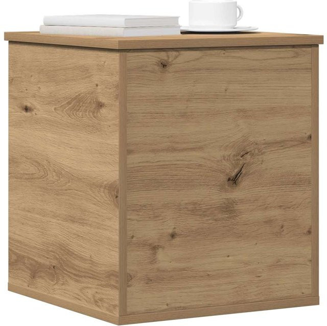 Aufbewahrungsbox Artisan von Yiwydaa in Eiche Optik, Braun, B/T/H: 40 x 40 x 46 cm - Bild 1