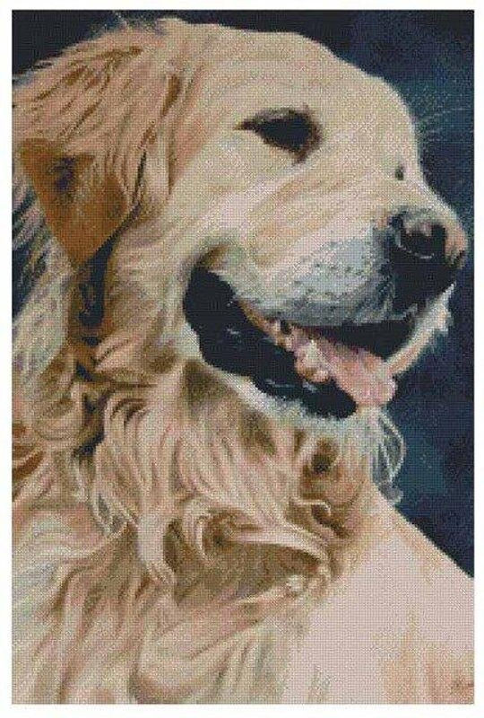 FIYO Diamond Painting Set mit Tierprint in Beige, Wandmontierte Dekoration für moderne Räume, B/H: 30 x 20 cm - Bild 1