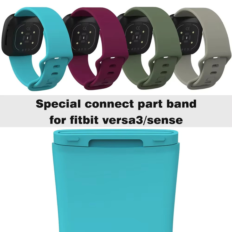 Silikonarmband für Fitbit Versa 3 & Sense, Unisex - Bild 2