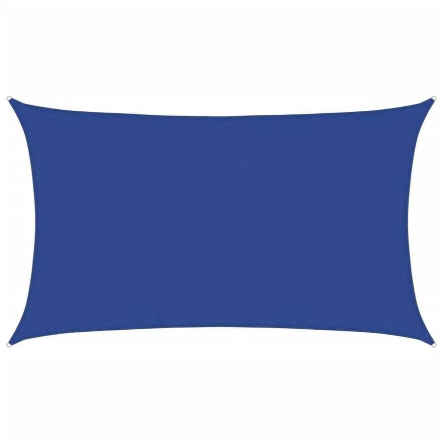 vidaXL Sonnensegel Rechteckig Blau aus HDPE B/B: 5 x 8 m - Bild 2