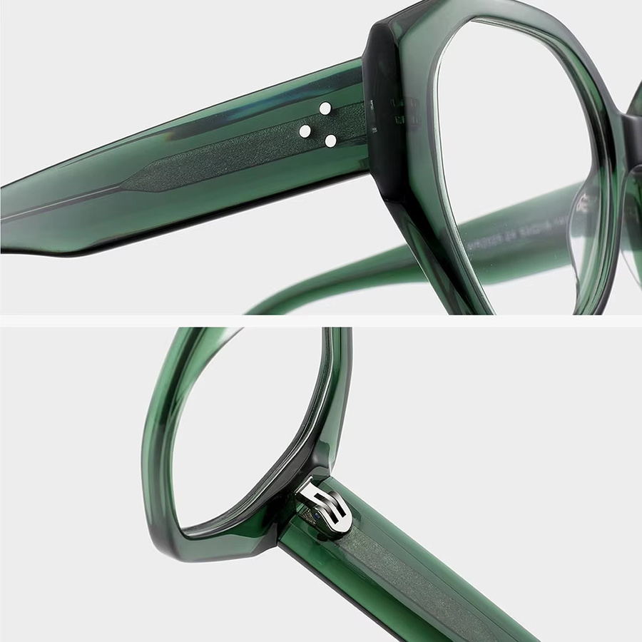 ZOZO TOMI Korrekturbrille, Acetat, Vollrand, hexagonal, Damen - Bild 1