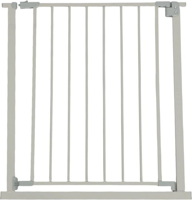 Relaxdays Treppenschutzgitter aus Eisen und Kunststoff in Grau, klemmbar und ohne Bohren, Breite: 75 bis 80 cm - Bild 1