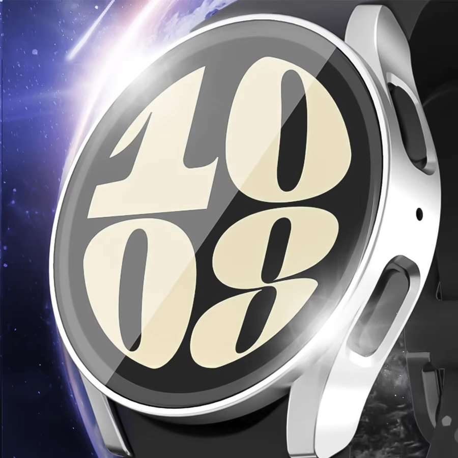 Geekthink Uhrenarmband und Hülle für Samsung Galaxy Watch 7 6, Silikon - Bild 5