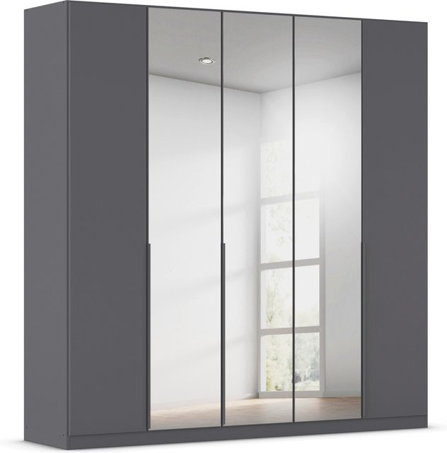 RAUCH Drehtürenschrank Alabama mit Spiegel in Graumetallic und Beige, H x B x T: 226 x 210 x 60 cm - Bild 1