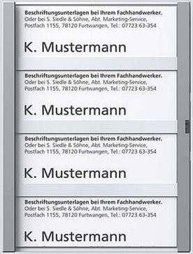 Siedle Montagezubehör für Türsprechanlagen in Silber - Bild 1