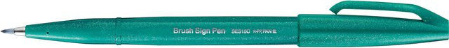 Pentel Brush Sign Pen Kalligrafiestift in Türkis - Bild 1