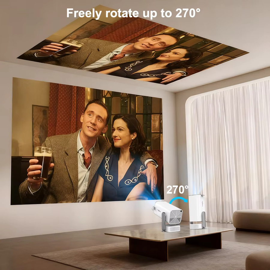 ThundeaL TD80 Pro 4K UHD Heimkino Projektor mit Android und WiFi in Weiß - Bild 5
