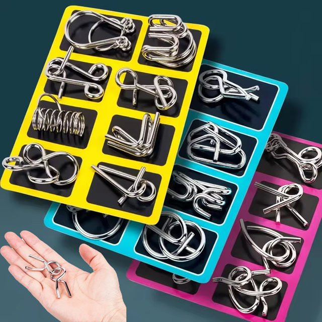 soulbao Puzzlespiel, Metall, Gelb - Bild 1