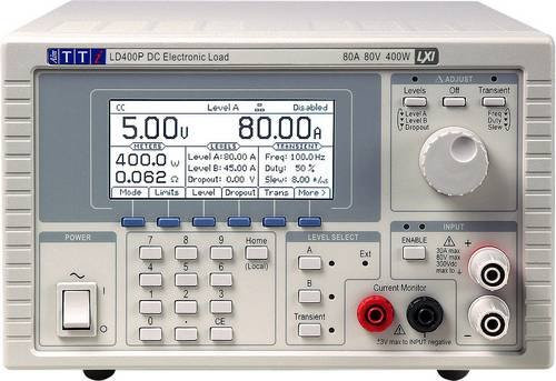 Aim TTi LD400P Elektronische Last 400W 80V/DC 80A in Grau mit USB und Ethernet/LAN - Bild 1