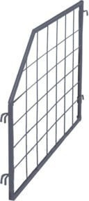 Cordes Palettenaufsatz Trenngitter schräg in Anthrazitgrau RAL 7016, Breite: 95,0 cm, Höhe: 60,0 cm - Bild 1