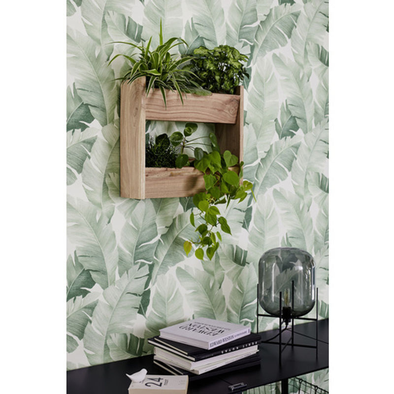 Marburg Vliestapete Avalon mit botanischem Dschungel-Motiv in Weiß-Grün, FSC-zertifiziert - Bild 5