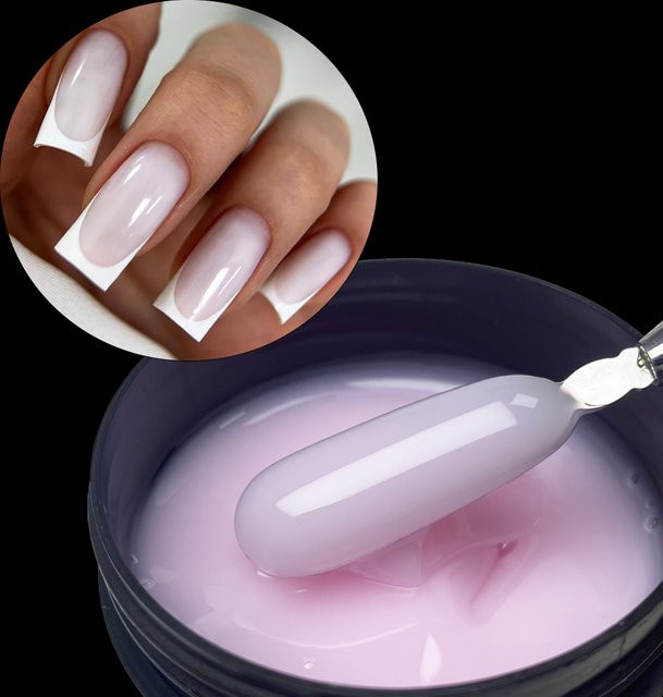 Jillnails Builder Nagelgel Milky Pink Clear, 100 ml - Bild 1