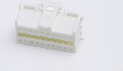 Molex Buchsengehäuse-Kabel Weiß, 20 Polzahl, Rastermaß: 2.00 mm - Bild 1