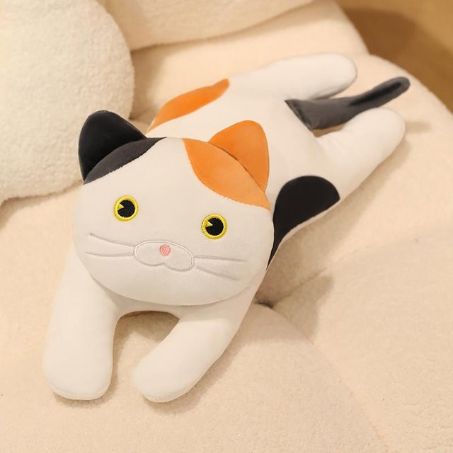 Yiran toy Cartoon liegende Katze Plüschkissen, 30cm - Bild 1