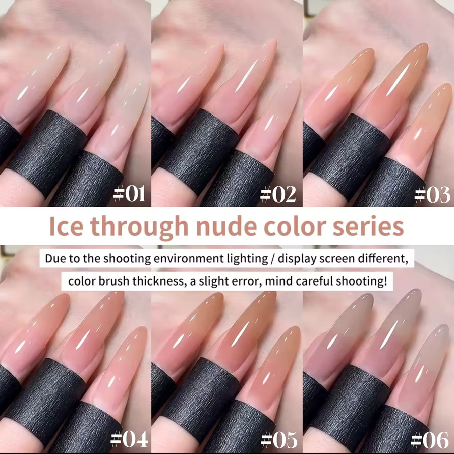 MAINEL Gel Nagellack, Nude Rosa, Glänzend, 10 ml - Bild 2