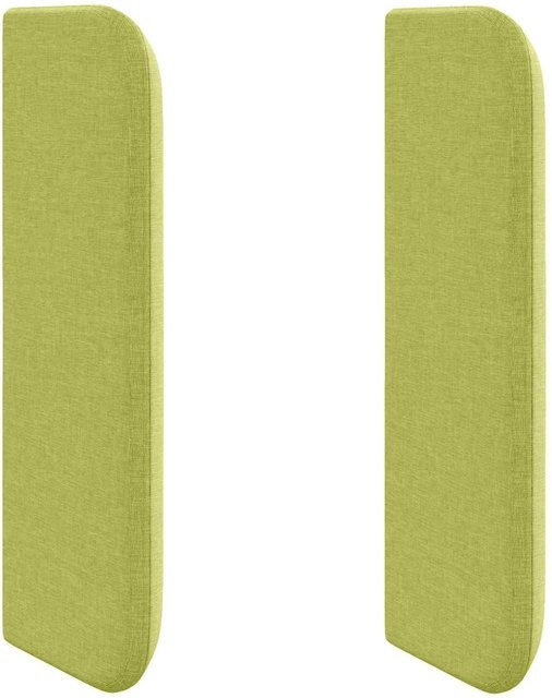 vidaXL Kopfteil Ohr in Grün aus Stoff und Holzwerkstoff, B/T/H: 40,5 x 40,5 x 4 cm - Bild 1