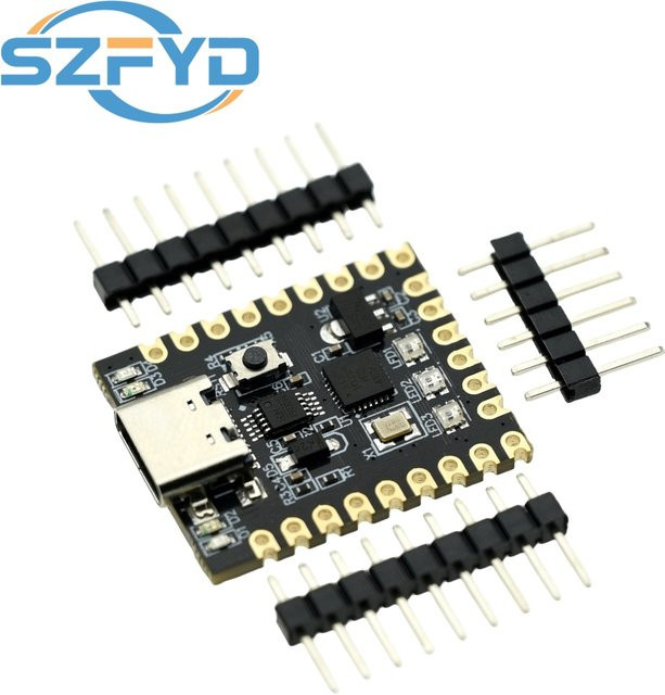 SZFYDOSH Nano Mini Ultra Compact Typ-C Entwicklungsboard mit ATmega328P und CH340 für Arduino, Schwarz - Bild 1