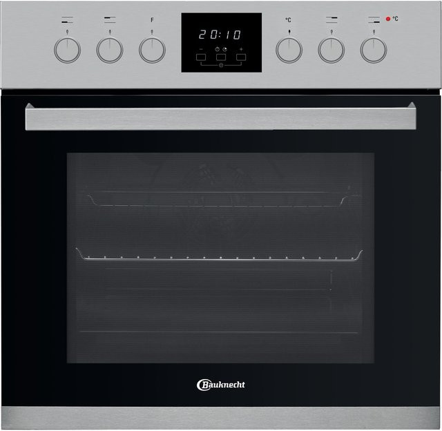Bauknecht Einbauherdset mit Glaskeramikkochfeld und Backofen in Silber und Edelstahl, HEKO Star 4 EX + Einbauherdset, Breite: 60 cm - Bild 1
