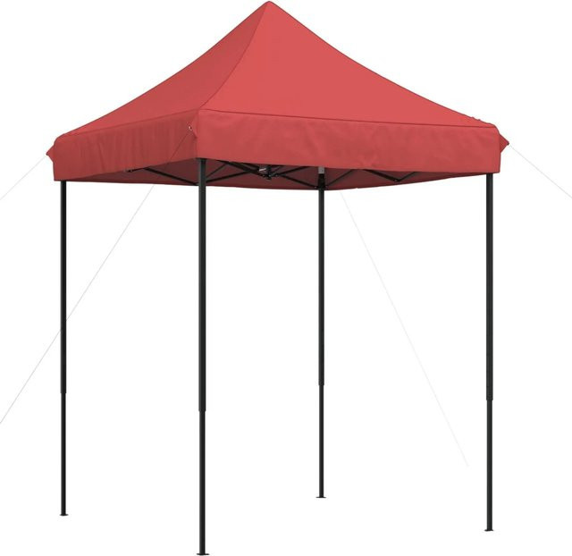 vidaXL Party-Zelt Bordeauxrot aus Oxford-Stoff mit Stahlgestell, B/T/H: 200 x 200 x 306 cm - Bild 1
