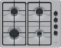 Bosch PBP6B5K80 Serie 2 Autarkes Gas-Kochfeld in Silber aus Edelstahl und Gusseisen - Bild 1