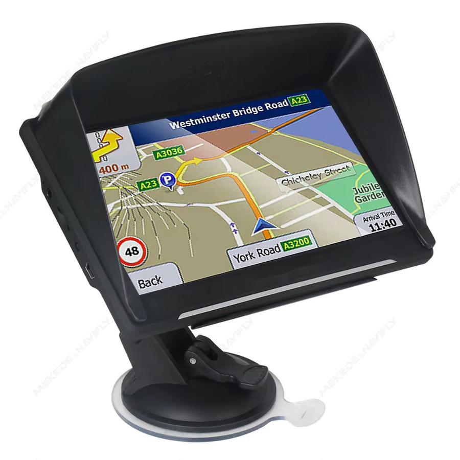MEKEDE 7-Zoll GPS-Navigationssystem für dein Auto mit Touchscreen und FM-Musik in Schwarz - Bild 7