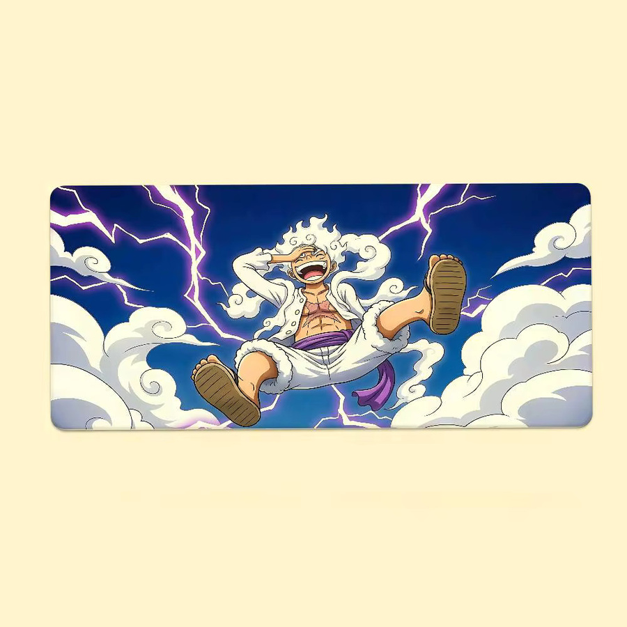 ONE PIECE Anime L-Luffy Gear 5 Mauspad Große Schreibtischunterlage Multicolour - Bild 7