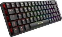 Sharkoon Tastatur PureWriter W65, Bluetooth und USB-C, Scissor-Switch, QWERTZ DE, Schwarz - Bild 1