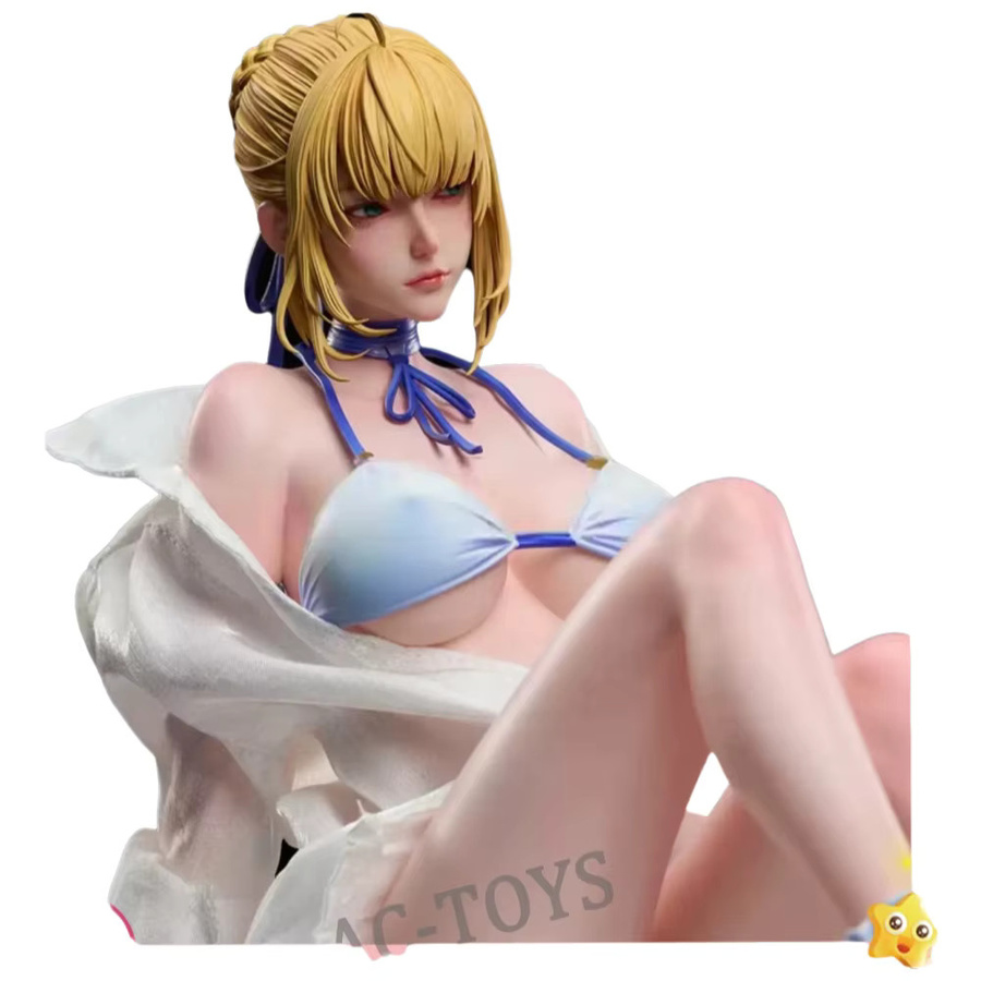 Bandai Fate/stay night Saber Artoria Pendragon, Actionfigur, Badeanzug-Version - Bild 6