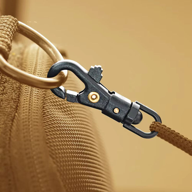 Dalaful Karabiner Schlüsselbund, Kunststoff, Stahl, Unisex - Bild 2