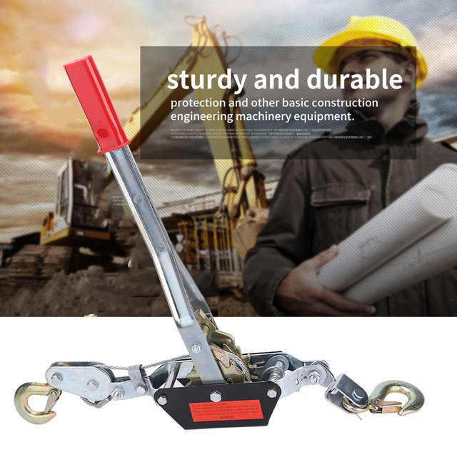 Aramox Draht Power Puller 2T Mini Drahtseilspanner mit Doppelhaken für Heavy Duty Anwendungen - Bild 1